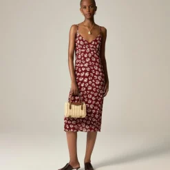 Small rattan top-handle bag