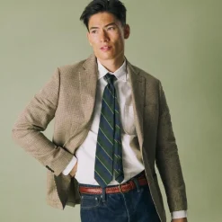 Sportcoat in English linen-wool blend