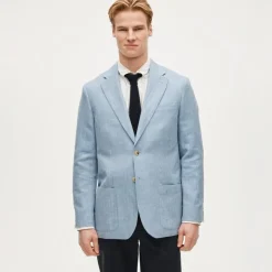 Sportcoat in English linen-wool blend