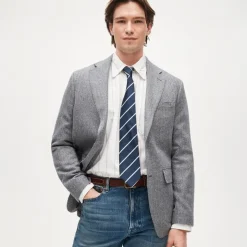 Sportcoat in Irish silk-cotton blend