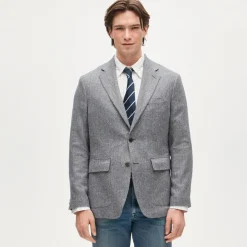 Sportcoat in Irish silk-cotton blend