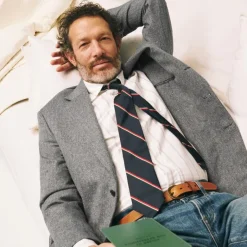 Sportcoat in Irish silk-cotton blend