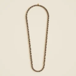 Striped crystal necklace