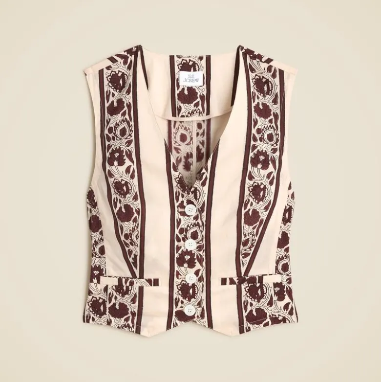 SZ Blockprints™ X J.Crew classic vest