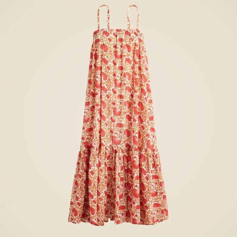SZ Blockprints™ X J.Crew tiered dress