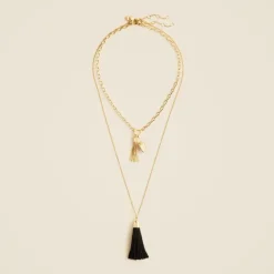 Tassel necklaces set-of-two