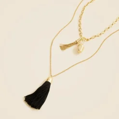 Tassel necklaces set-of-two