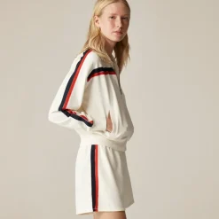 Terry boxer short with stripes