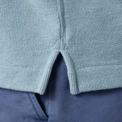 Textured camp-collar knit shirt