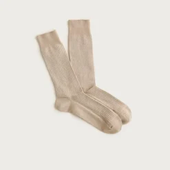 Texture-stripe socks