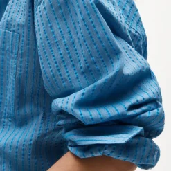 Étienne oversized shirt in dobby stripe