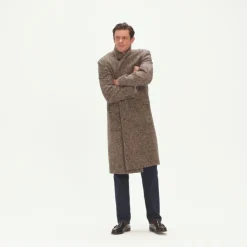 Topcoat in Irish wool