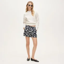Tropez short in linen floral