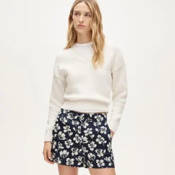 Tropez short in linen floral