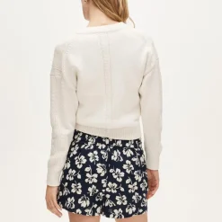 Tropez short in linen floral