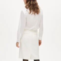Trouser pencil skirt in four-season stretch