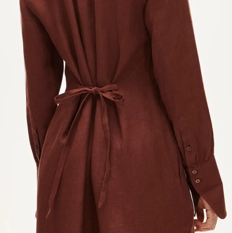 Tunic dress in linen