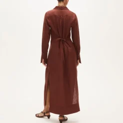 Tunic dress in linen