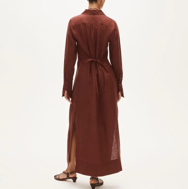 Tunic dress in linen