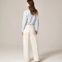 Utility low-rise wide-leg jean