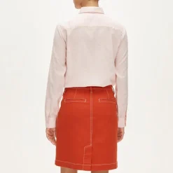 Utility-pocket pencil skirt