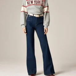Vintage flare jean with flap pockets
