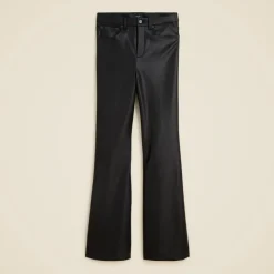 Vintage flare pant in faux leather
