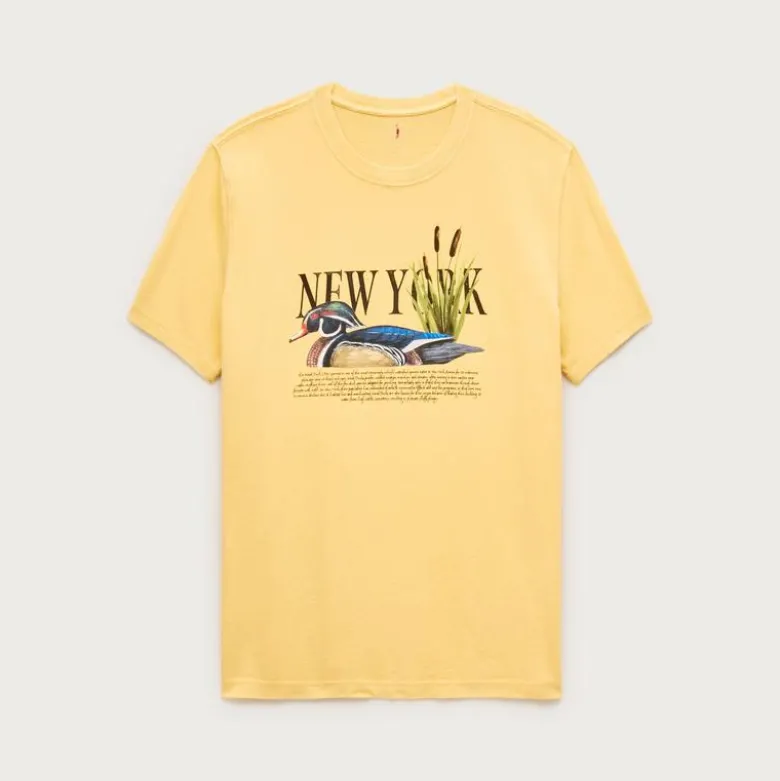 Vintage-wash cotton graphic T-shirt