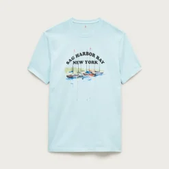 Vintage-wash cotton graphic T-shirt