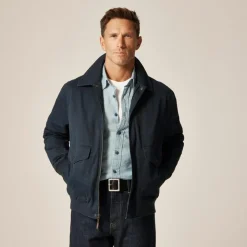 Wallace & Barnes flight jacket in cotton chino