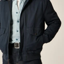 Wallace & Barnes flight jacket in cotton chino