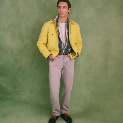 Wallace & Barnes Straight-fit jean in vintage light grey