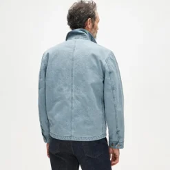 Wallace & Barnes zip-front chore jacket