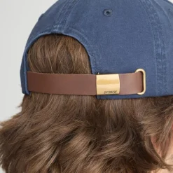 Washed canvas baseball cap