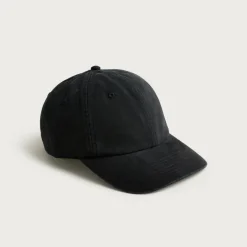 Washed canvas baseball cap