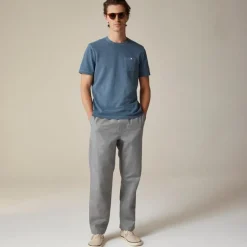 Washed piqué pocket T-shirt