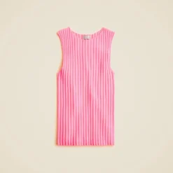 Wide-rib cashmere sweater shell